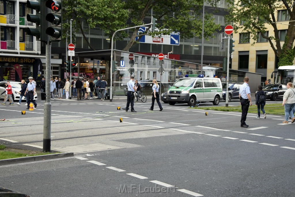 VU PKW Strab Koeln Mitte Caecilienstr Hohe Str P86.JPG - Miklos Laubert